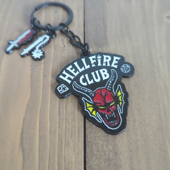 Stranger Things Hellfire Club Keychain - Picture 1 of 3